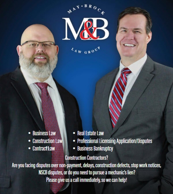 May - Brock Law Group | Attorneys Tony M. May and Michael Brock